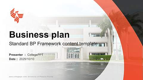 University of Phoenix-Florida Competition/Entrepreneurship Contest PPT Template