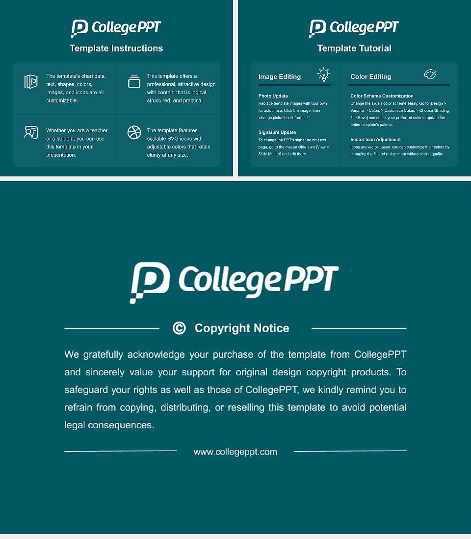 West Coast University-Ontario Course/Courseware Creation PPT Template4:3 ratio PPT effect preview image5