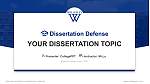 Wellesley College学位論文弁論PPTテンプレート