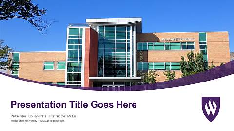 Weber State University Course/Courseware Creation PPT Template