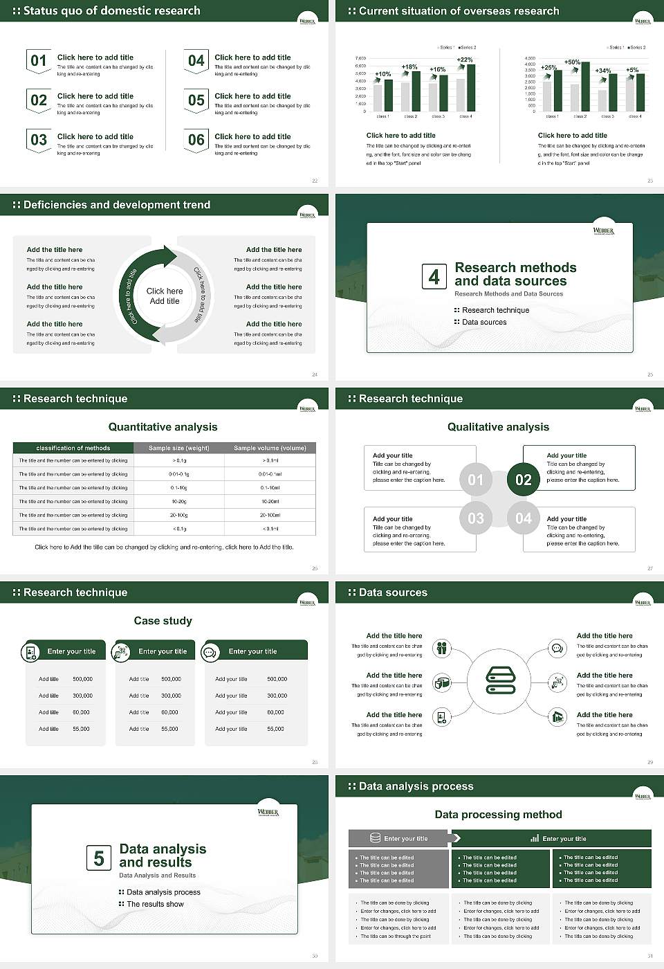 Webber International University Graduation Thesis Defense PPT Template16:9 ratio PPT effect preview image4