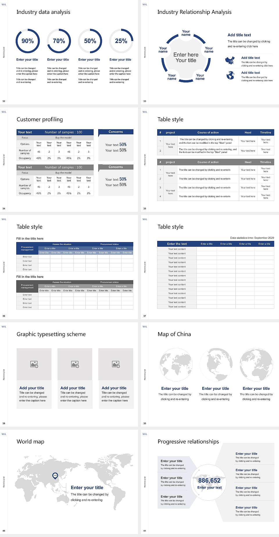 Washington and Lee University Competition/Entrepreneurship Contest PPT Template4:3 ratio PPT effect preview image5