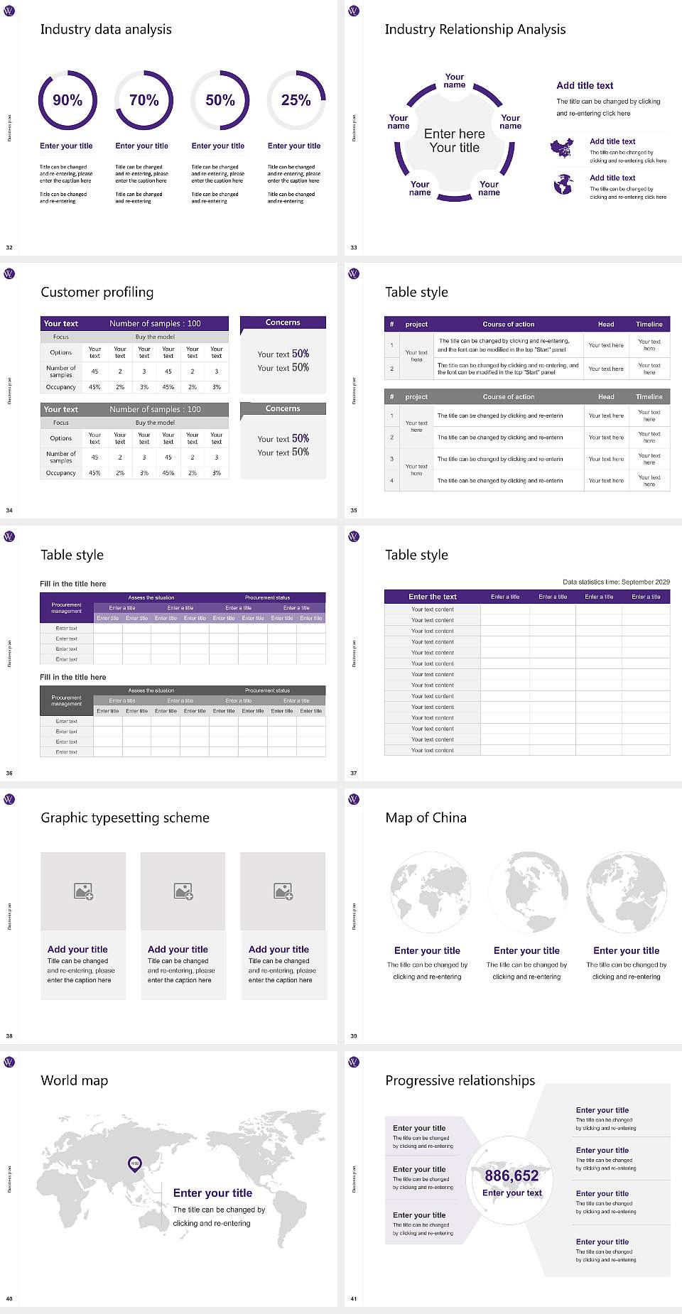 Wesleyan College Competition/Entrepreneurship Contest PPT Template4:3 ratio PPT effect preview image5