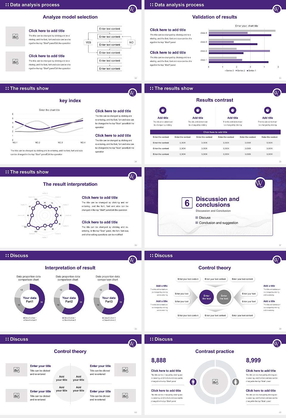 Wesleyan College Graduation Thesis Defense PPT Template16:9 ratio PPT effect preview image5