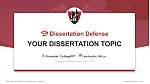 Washington & Jefferson College Graduation Thesis Defense PPT Template