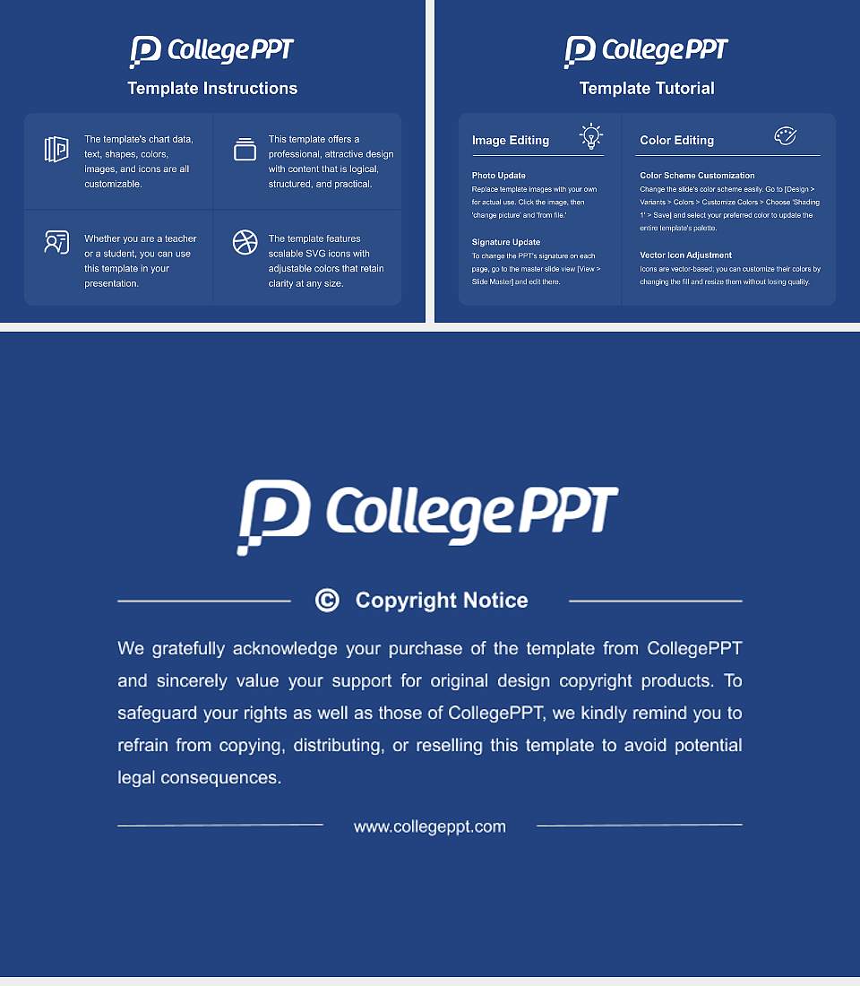 Washington and Lee University Course/Courseware Creation PPT Template4:3 ratio PPT effect preview image5