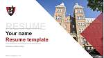 Washington & Jefferson College Resume PPT Template