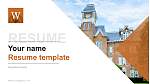 Waynesburg University Resume PPT Template
