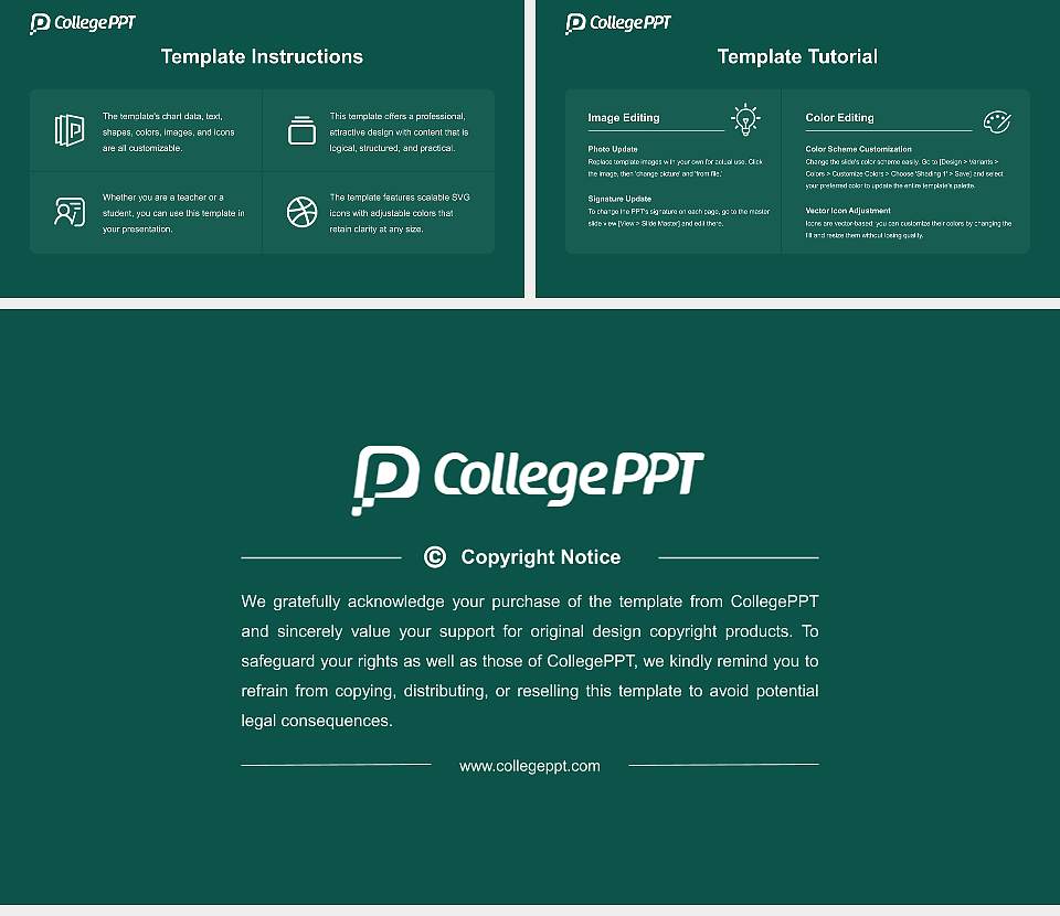 Wayne State University Course/Courseware Creation PPT Template16:9 ratio PPT effect preview image5
