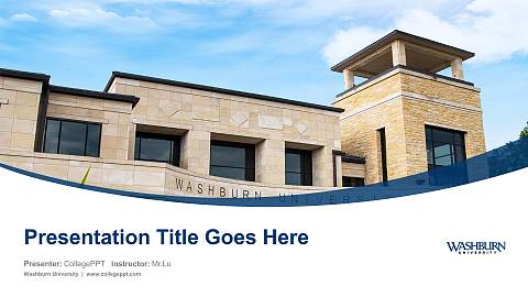 Washburn University Course/Courseware Creation PPT Template