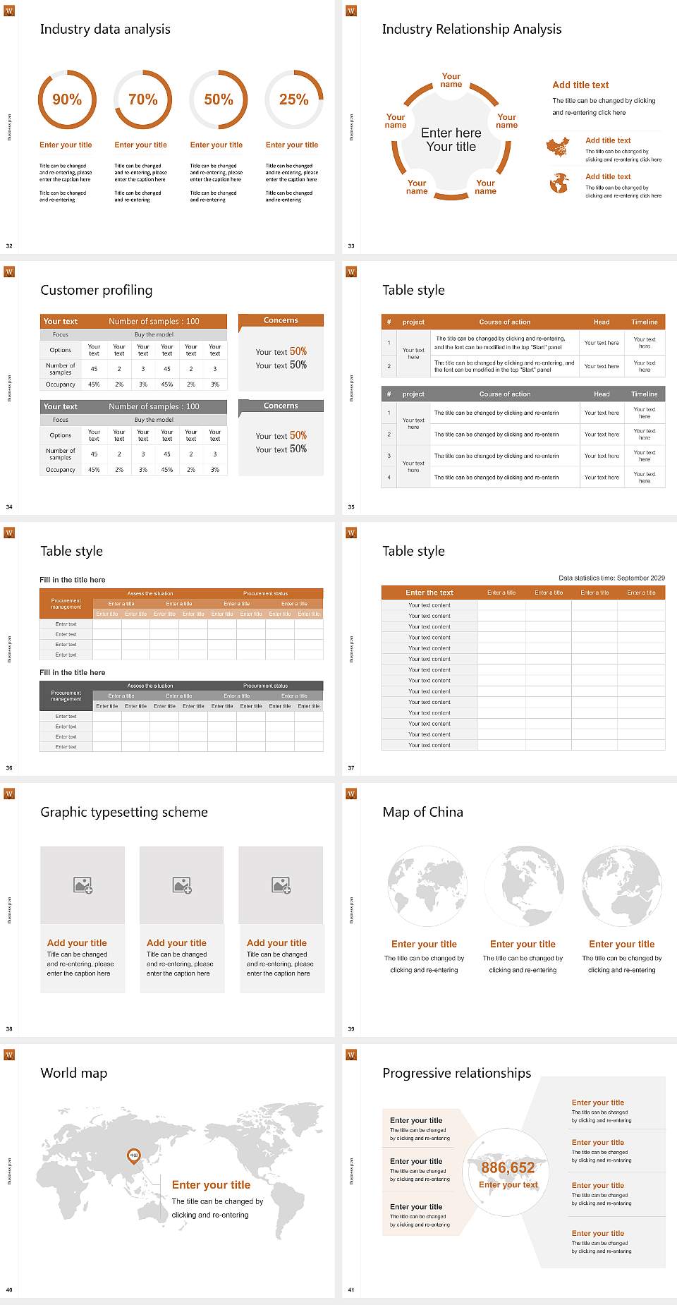 Waynesburg University Competition/Entrepreneurship Contest PPT Template4:3 ratio PPT effect preview image5