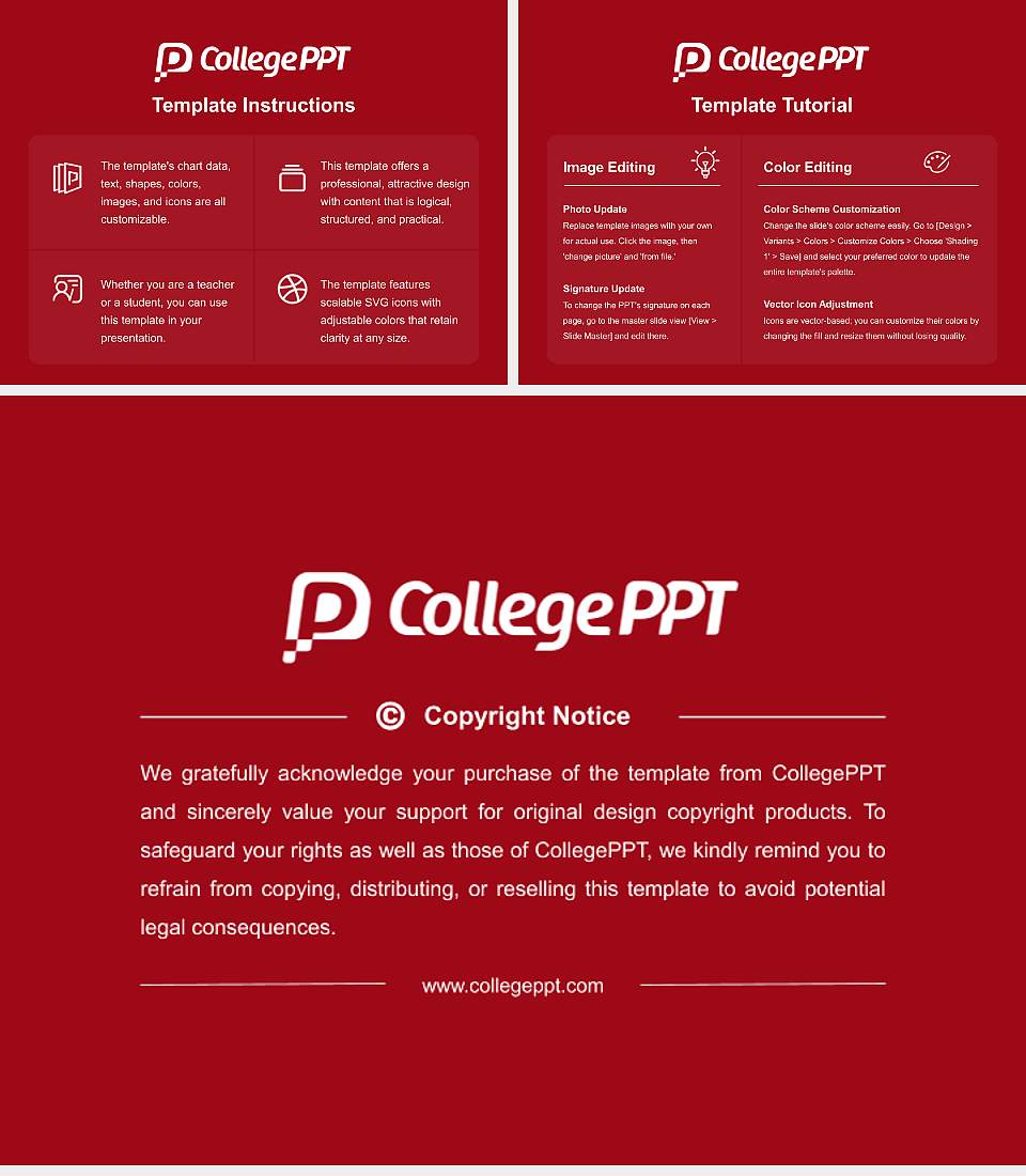 Washington University in St Louis Course/Courseware Creation PPT Template4:3 ratio PPT effect preview image5