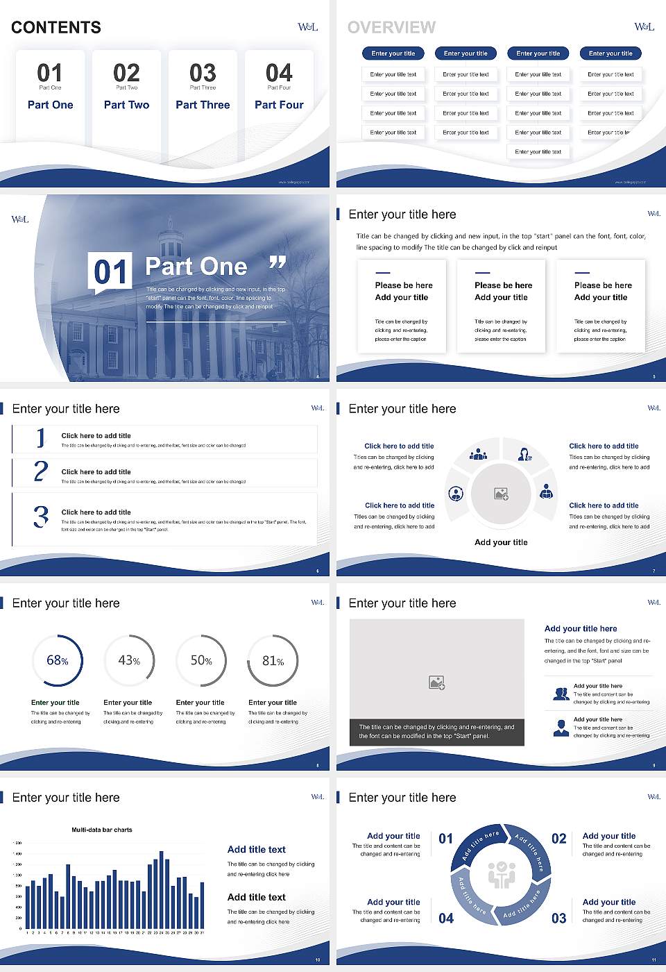 Washington and Lee University Lecture Sharing and Networking Event PPT Template16:9 ratio PPT effect preview image2