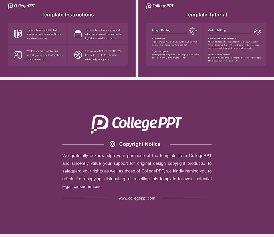 West Chester University of Pennsylvania Course/Courseware Creation PPT Template16:9 ratio PPT effect preview image5