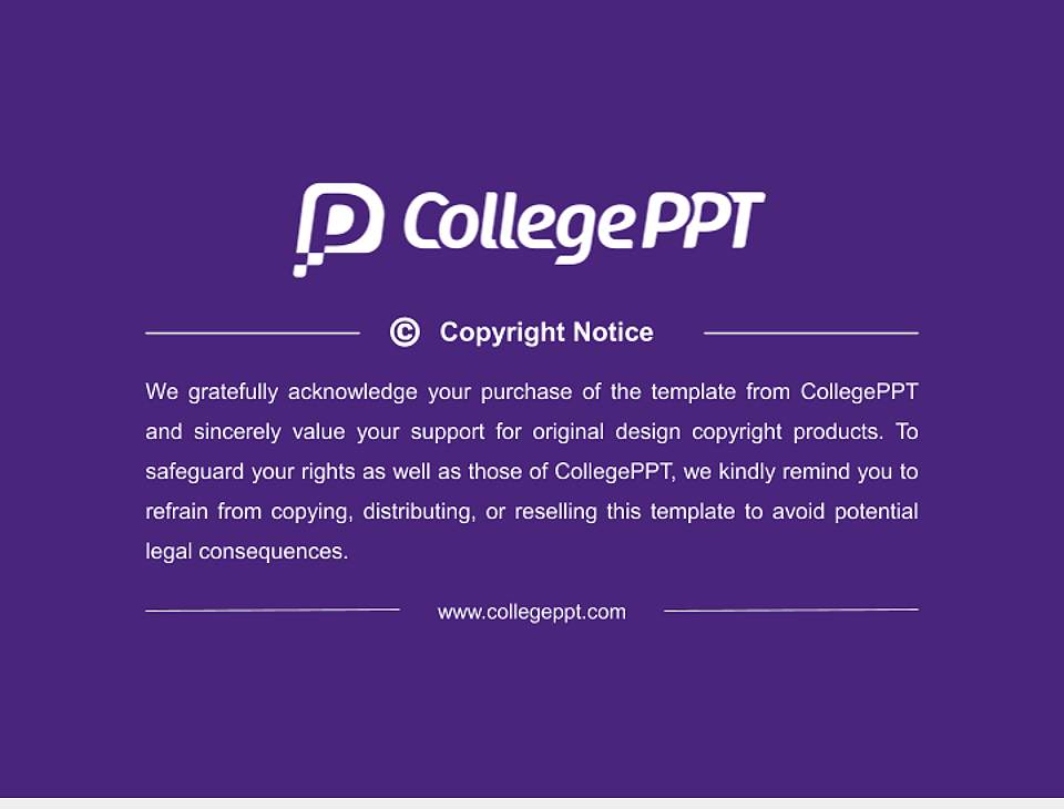 Wesleyan College General Purpose PPT Template4:3 ratio PPT effect preview image6