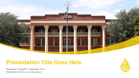 Wayland Baptist University Course/Courseware Creation PPT Template