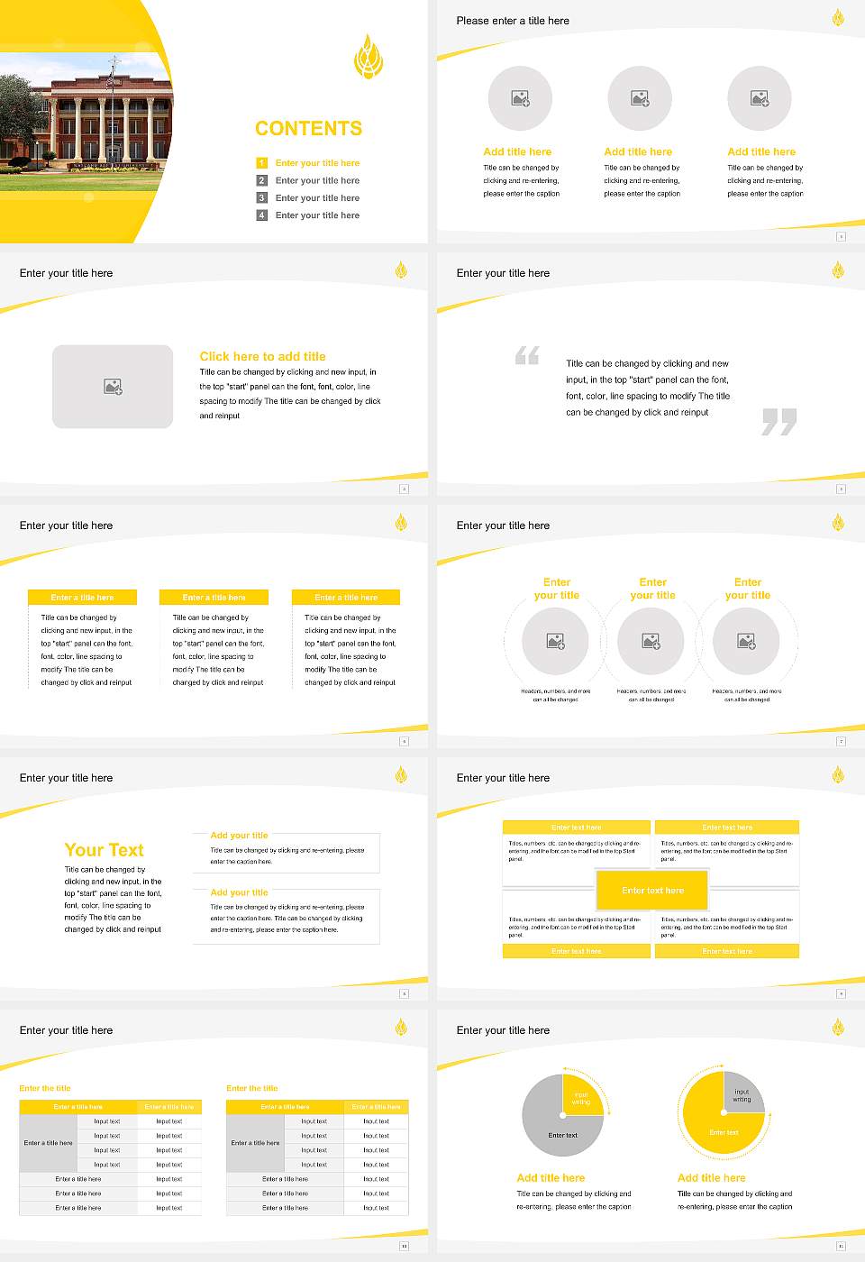 Wayland Baptist University Course/Courseware Creation PPT Template16:9 ratio PPT effect preview image2