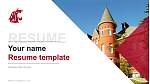 Washington State University CV Modèle PPT