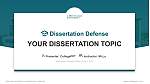 West Coast University-Ontario Graduation Thesis Defense PPT Template
