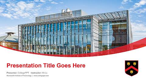 Wentworth Institute of Technology Course/Courseware Creation PPT Template