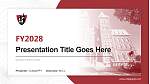 Washington & Jefferson College Academic Presentation/Research Findings Report PPT Template