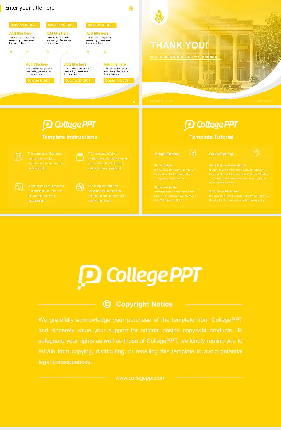 Wayland Baptist University Lecture Sharing and Networking Event PPT Template4:3 ratio PPT effect preview image4