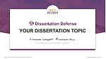 West Chester University of Pennsylvania학위 논문 방어PPT 템플릿