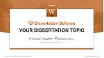 Waynesburg University Graduation Thesis Defense PPT Template