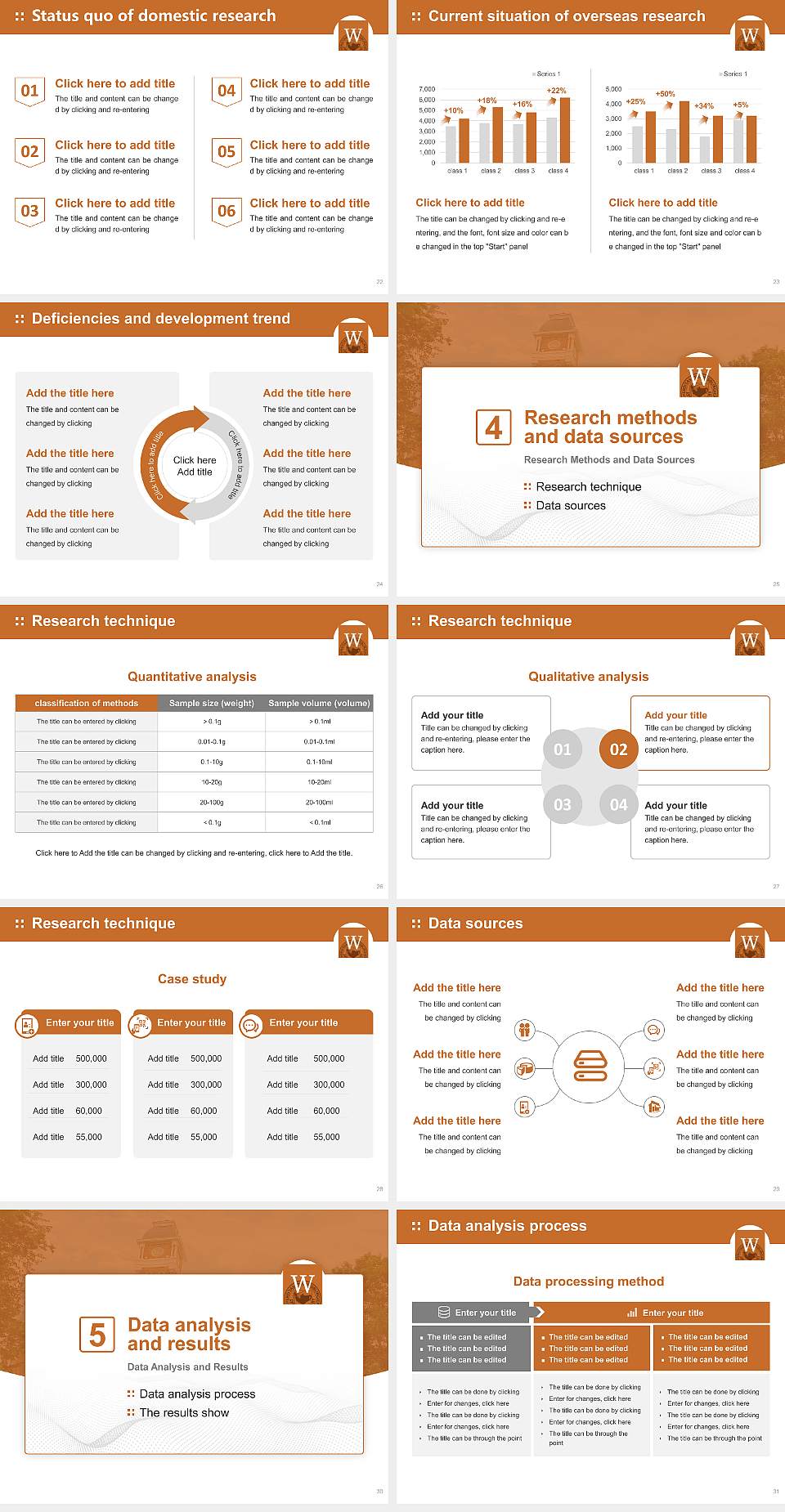 Waynesburg University Graduation Thesis Defense PPT Template4:3 ratio PPT effect preview image4