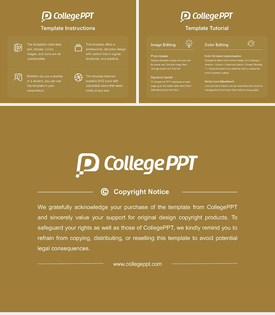 Wake Forest University Course/Courseware Creation PPT Template4:3 ratio PPT effect preview image5