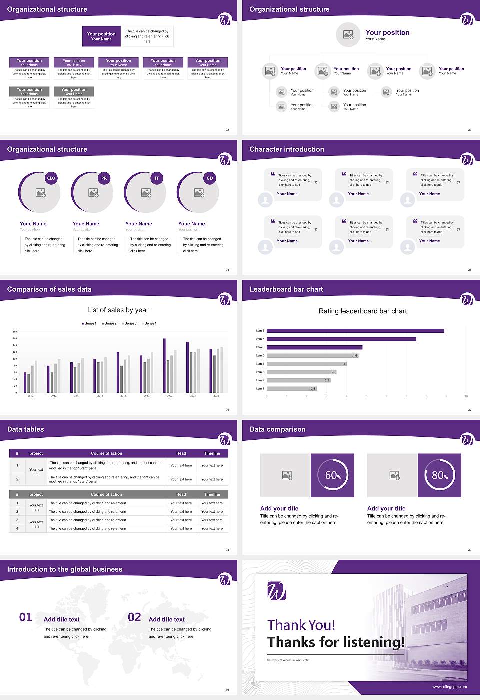 University of Wisconsin-Whitewater Academic Presentation/Research Findings Report PPT Template16:9 ratio PPT effect preview image4