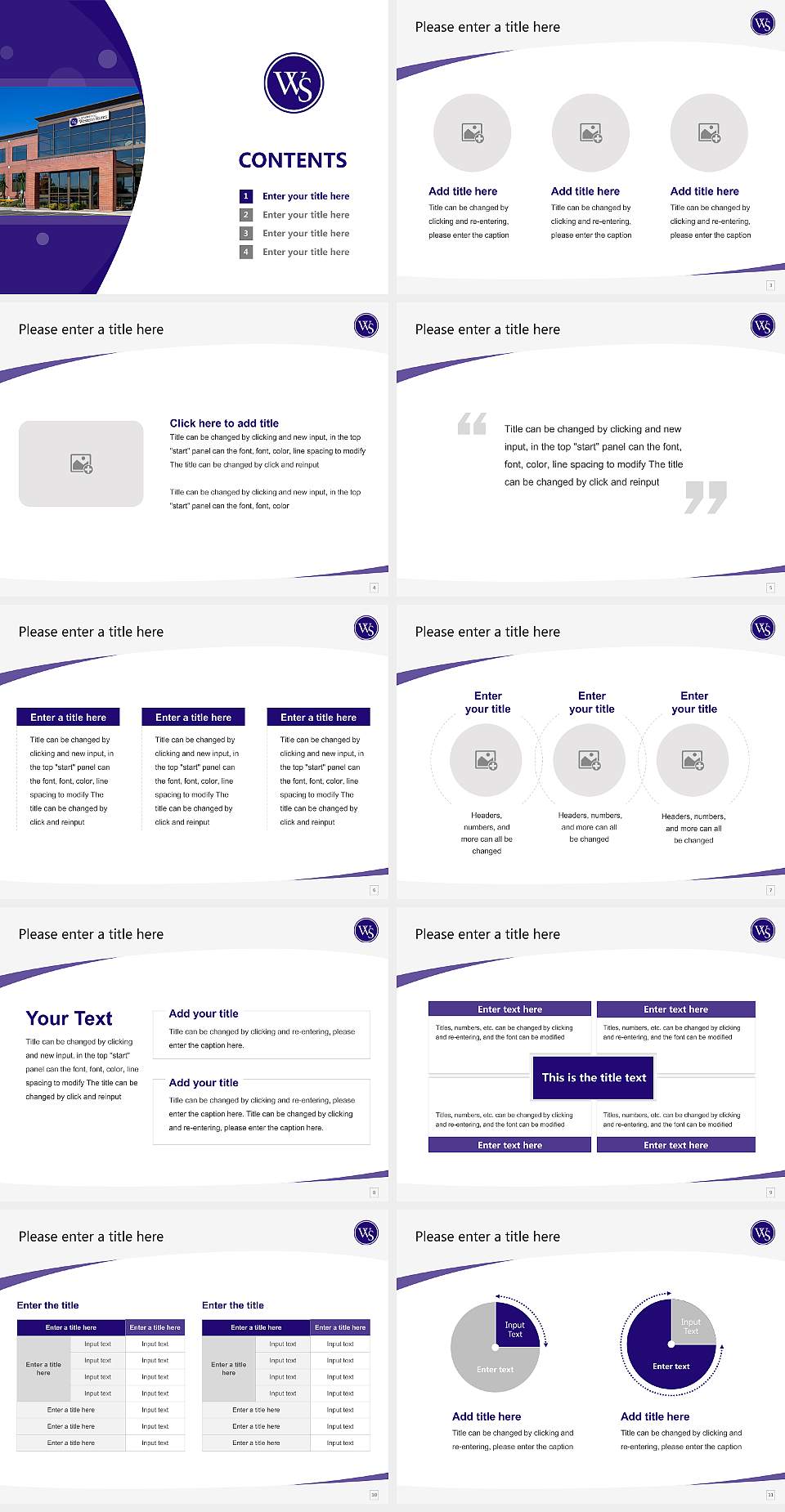 University of Western States Course/Courseware Creation PPT Template4:3 ratio PPT effect preview image2