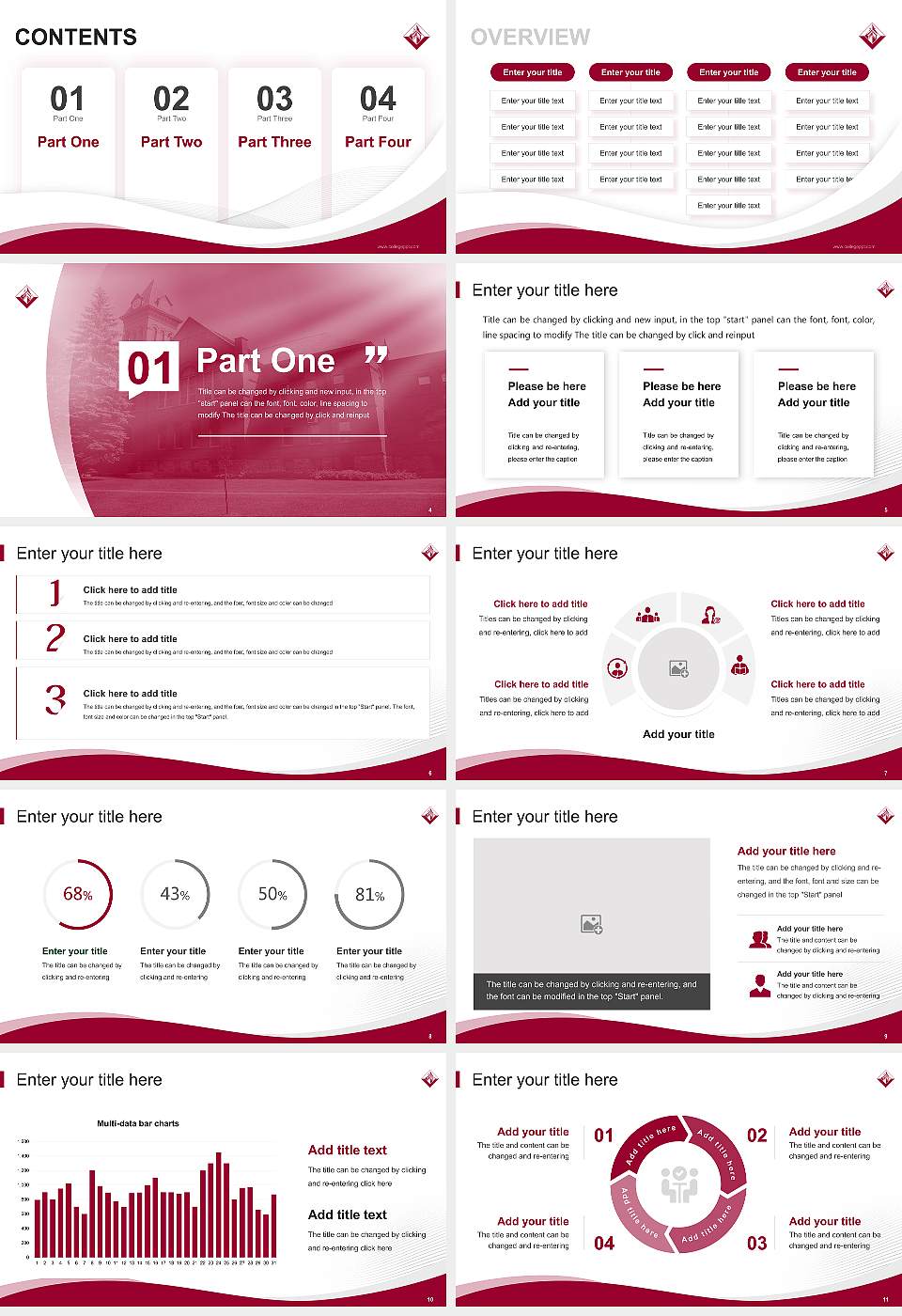 Valley City State University Lecture Sharing and Networking Event PPT Template16:9 ratio PPT effect preview image2