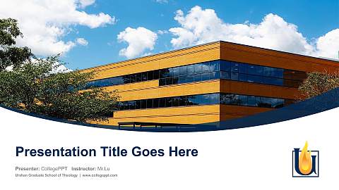 Urshan Graduate School of Theology Course/Courseware Creation PPT Template