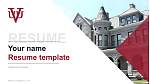 Virginia Union University Resume Templat PPT