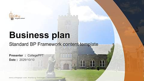 Wartburg Theological Seminary Competition/Entrepreneurship Contest PPT Template