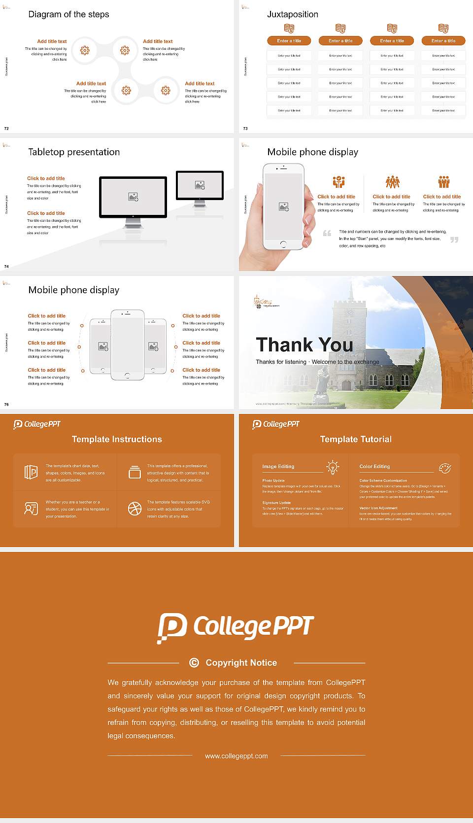 Wartburg Theological Seminary Competition/Entrepreneurship Contest PPT Template16:9 ratio PPT effect preview image9