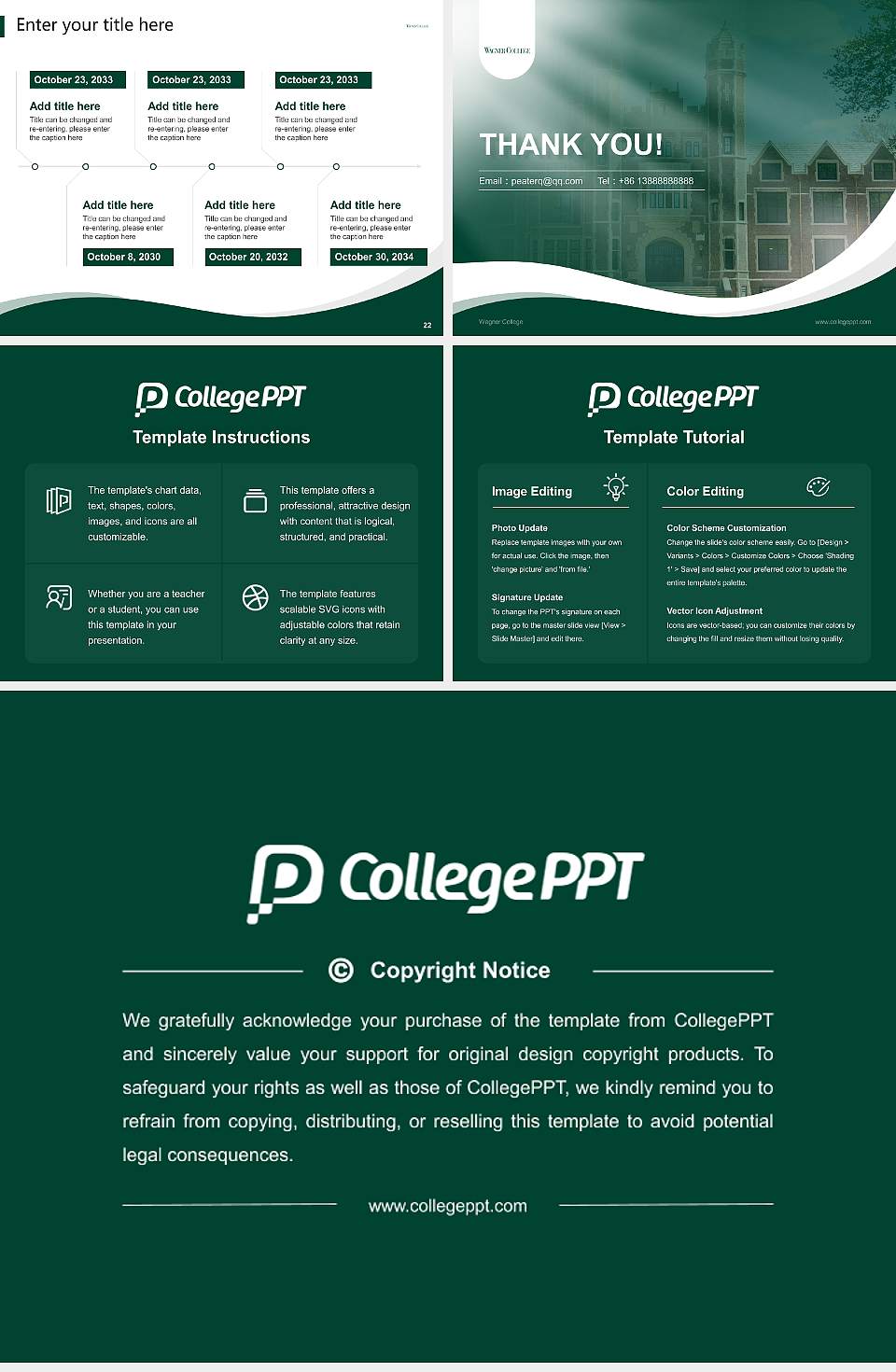 Wagner College Lecture Sharing and Networking Event PPT Template4:3 ratio PPT effect preview image4