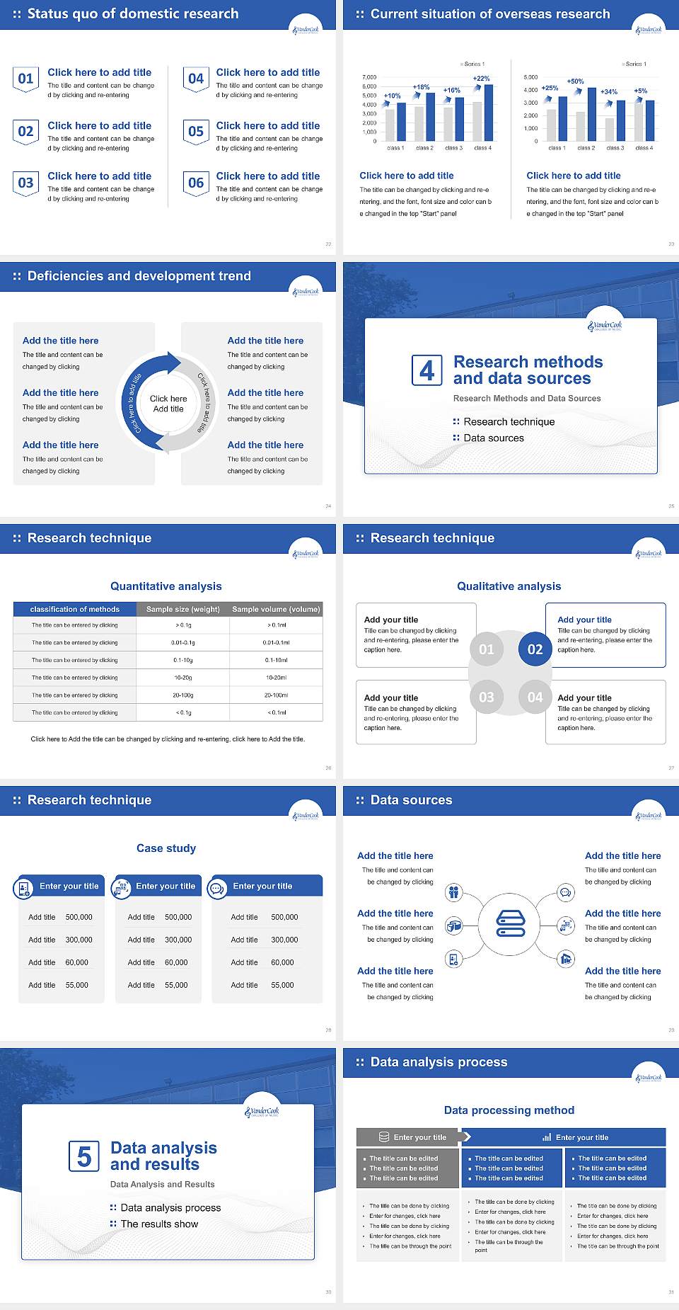 Vandercook College of Music Graduation Thesis Defense PPT Template4:3 ratio PPT effect preview image4