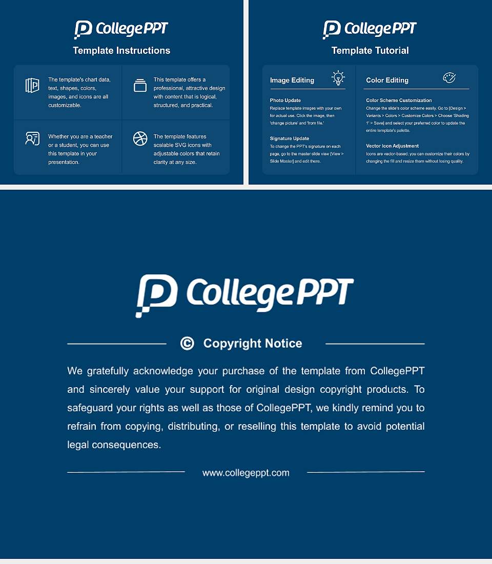 Virginia Wesleyan University Course/Courseware Creation PPT Template4:3 ratio PPT effect preview image5