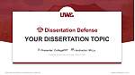 University of Wisconsin-La Crosse Graduation Thesis Defense PPT Template