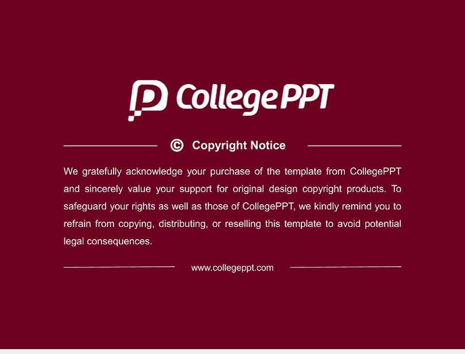 Walsh University Thesis Proposal/Graduation Defense PPT Template4:3 ratio PPT effect preview image5