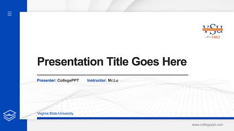 Virginia State University Thesis Proposal/Graduation Defense PPT Template