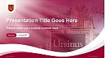 Ursinus College강의PPT 템플릿