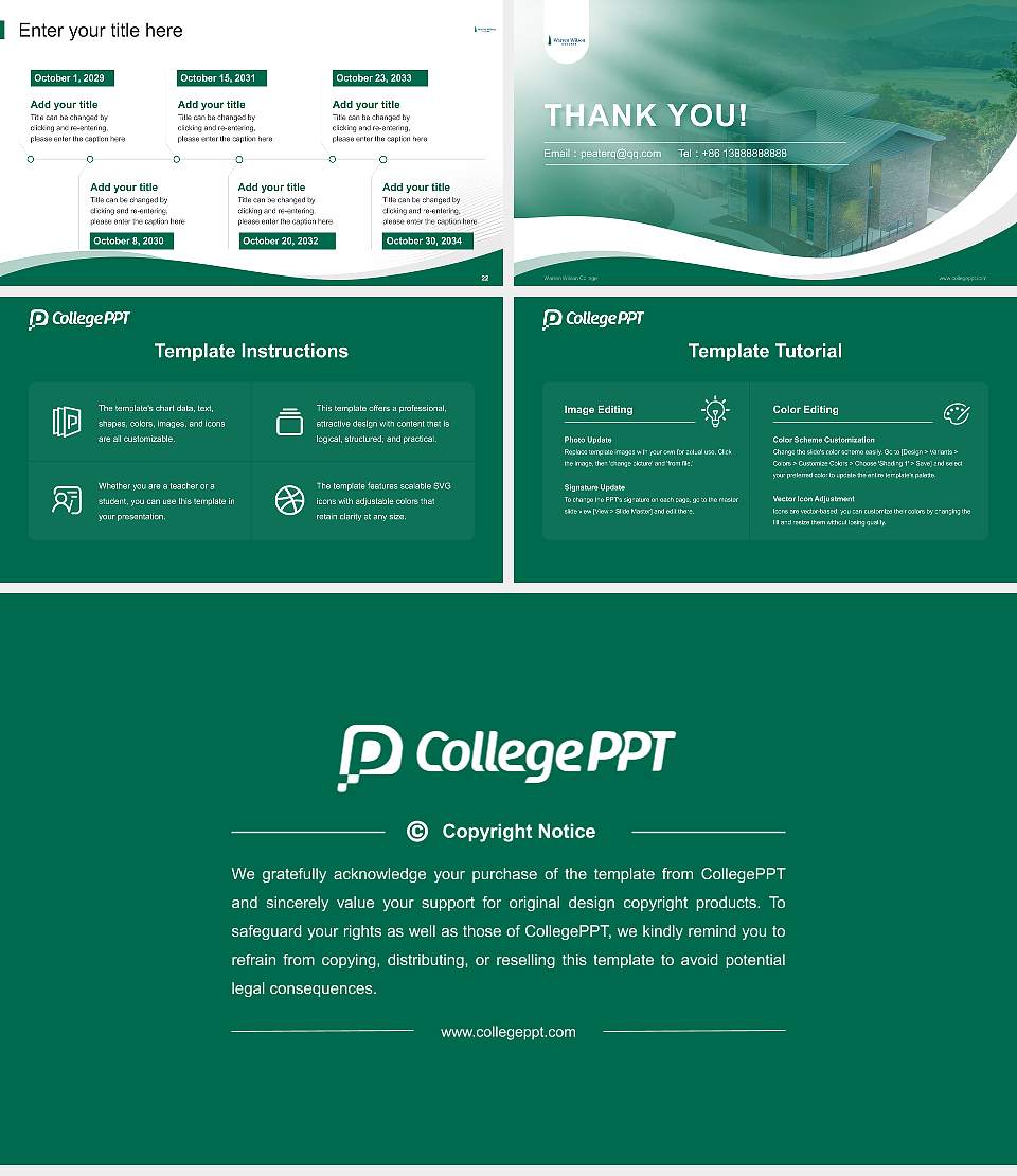 Warren Wilson College Lecture Sharing and Networking Event PPT Template16:9 ratio PPT effect preview image4