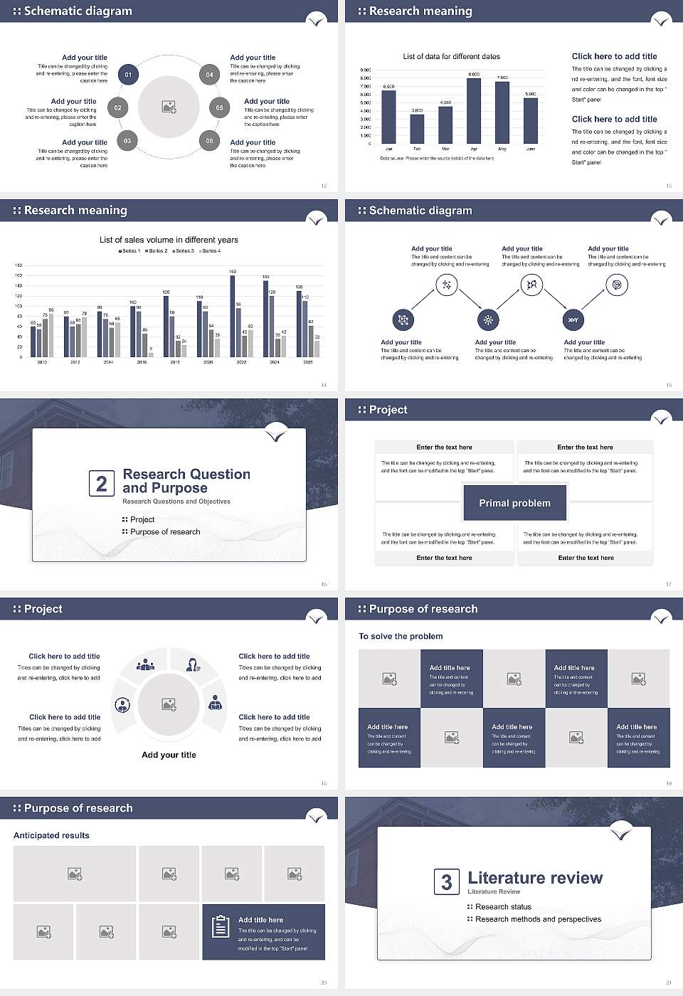 Virginia Beach Theological Seminary Graduation Thesis Defense PPT Template16:9 ratio PPT effect preview image3