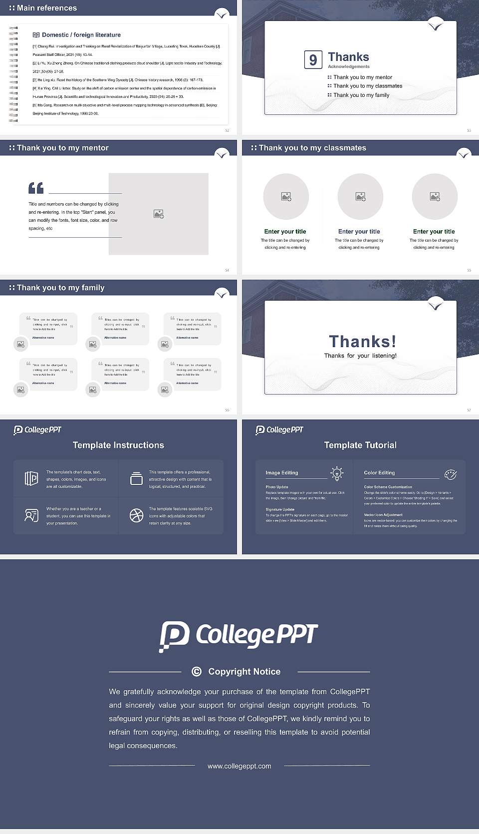 Virginia Beach Theological Seminary Graduation Thesis Defense PPT Template16:9 ratio PPT effect preview image7