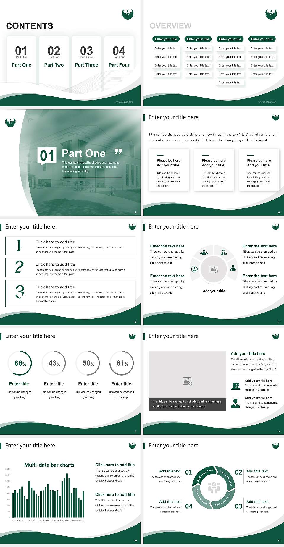 University of Wisconsin-Green Bay Lecture Sharing and Networking Event PPT Template4:3 ratio PPT effect preview image2