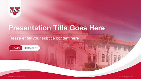 Valdosta State University Lecture Sharing and Networking Event PPT Template