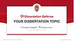 University of Wisconsin-Madison Disputation Powerpoint Vorlage